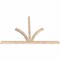 Ekena Millwork Richland Smooth Timber Gable Bracket, Douglas Fir, 96"W x 64"H x 3 1/2"D x 3 1/2"F, 16/12 Pitch GBW096X64X0404RIC00SDF - alternate 4